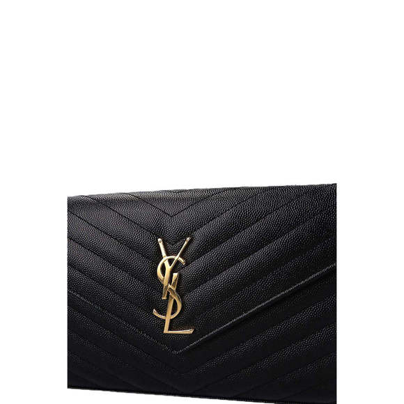SAINT LAURENT Monogram Envelope Chain Wallet - Picture 3 of 4
